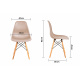 Aga Dining Chair Beige