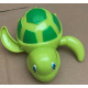Green screw-on bath water turtle