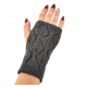 Winter touchscreen gloves 2in1 grey ISO 6412