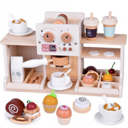 Wooden Set Coffee Shop Espresso Cups Desserts ZA5938 Universal