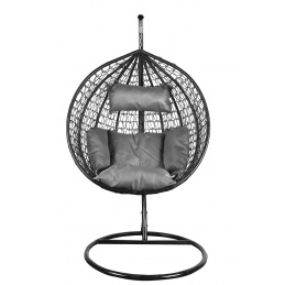 Aga Hanging Chair ORTA MR4200B-LG Black/Grey