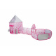 Aga4Kids Children's play tent with climbing tunnel Pink