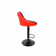Aga Bar Chair Black/Black/Red