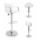 Aga 2x Bar chair with arms White