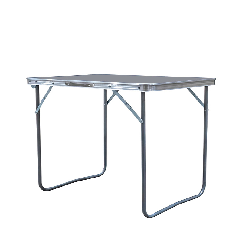 Aga Folding Camping Table 80x60x70 cm Grey