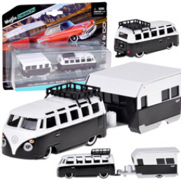 Maisto licensed Volkswagen VAN Samba trailer 1:64 ZA5959 universal