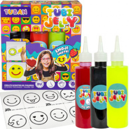 TUBAN Creative Set Tubi Jelly Emojis 3 Colors Gel Figures ZA6126 Universal