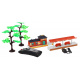 Remote control train with tracks for children 3+ Smoke function + sounds Lights