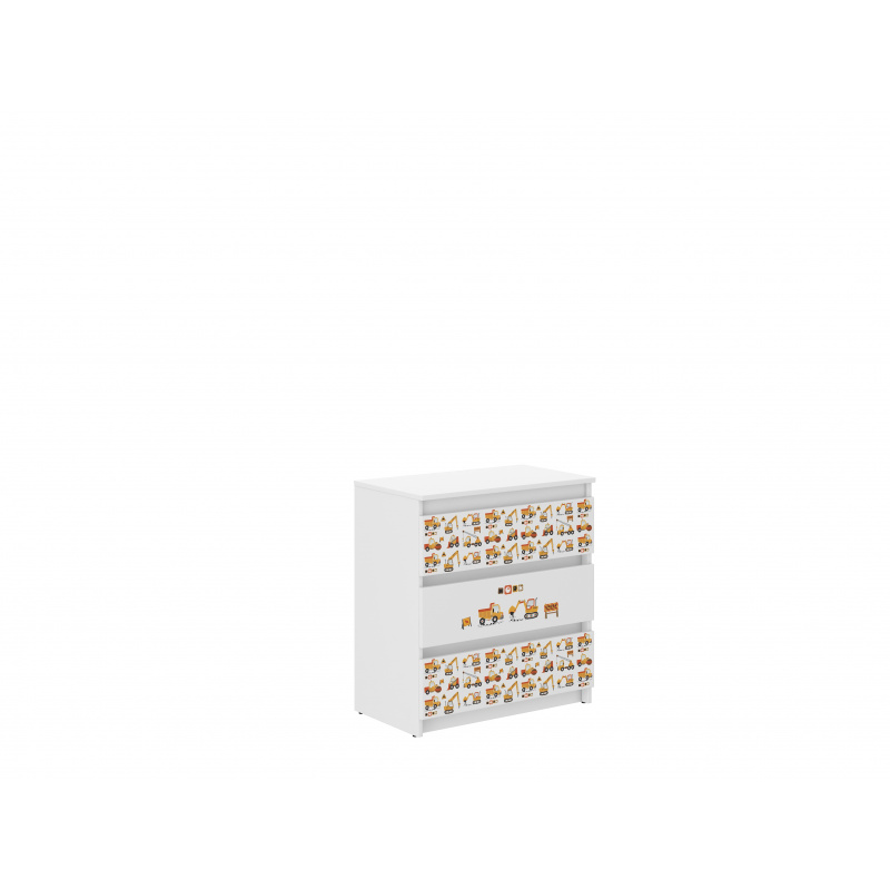 Wooden Toys Children's chest of drawers Work R-3