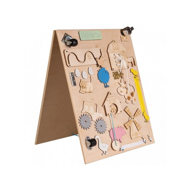 Aga4Kids Educational double-sided board Farm Natural MT15