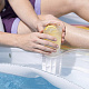 Bestway 43028 Inflatable Lounger with Backrest Transparent