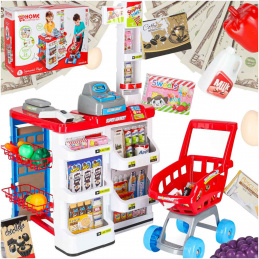 Aga Children's supermarket with trolley and accessories