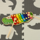 Aga Colorful wooden Xylophone for children Crocodile