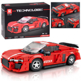 Technical Blocks Car RED in Sports Coupe Style 373-piece ZA5782 Universal