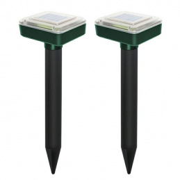 K751C7 SOLAR REPELLENT DEVICE. 2 PCS. RODENTS MOLE