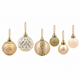 Aga Christmas Ornaments MIX 33pcs Gold