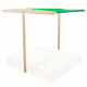 Aga Canopy for Children's Sandbox 120x120 cm Green