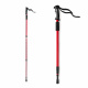 Aga Trekking Poles AntiShock 61–135 cm Red