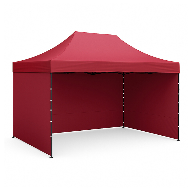 Aga Scissor Stand PARTY 3x4.5m Burgundy