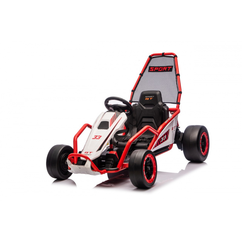Gokart TORNADO vehicle with drift function Red