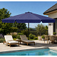 Linder Exclusiv Garden Parasol 400 cm Blue