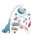 Aga Carousel above the crib with melodies, projector + remote control Blue