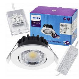Ceiling Recessed Light Spot LED IP44 - 4.5W - 550lm - Round - Neutral Color