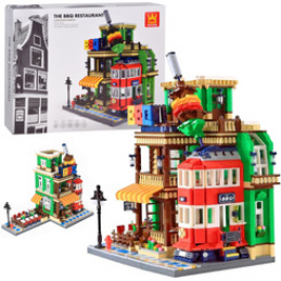 Cubes SERIES World-architecture style RESTAURANT BBQ Paris 1922ele ZA5749 universal