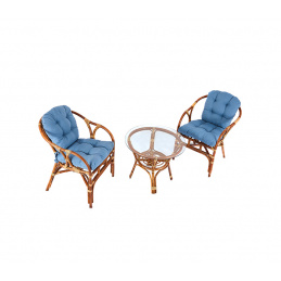 Aga Rattan set SITA Honey Blue