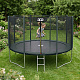 Aga SPORT PRO Trampoline 366 cm Dark Green + Safety Net + Ladder