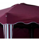 Linder Exclusiv Gazebo ALU 3x3 m PO2408 Burgundy