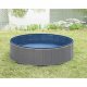 Folding dog pool 100x30 cm Purlov 20929 Blue-gray