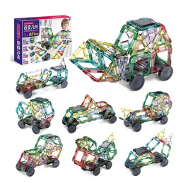 B41C6 MAGNETIC GEOMETRIC VEHICLE BLOCKS 92 PCS