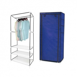 SZA5 TEXTILE WARDROBE HANGERS SHELVES CLOSABLE