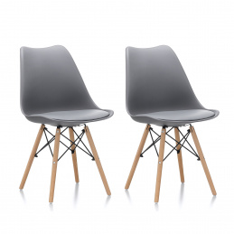 Aga 2x Dining Chair MR2035 Gray