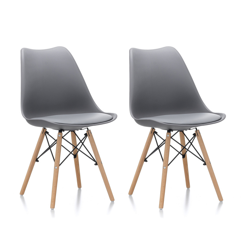 Aga 2x Dining Chair MR2035 Gray