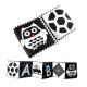 Aga Educational Contrast Sensory Book Owl Black and White