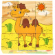 Aga Educational wooden blocks Safari 9 pcs