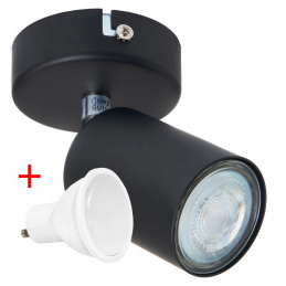 Ceiling spotlight LED VIKI 1x GU10 black