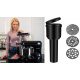 Food processor with grinder 6,2 l, 2200 W Black Ruhhy 16747