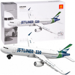 Construction Blocks Jetliner 320 Passenger Model 133 pcs ZA5678 Universal