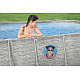 Power Steel Swim Vista Pool with Window 427x250x100 14x8FT BESTWAY 7in1