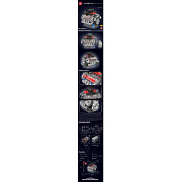 Building Set Motor 487pcs.