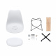 Aga 2x Dining Chair MR2035 White