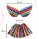 Unicorn costume skirt headband multicolored