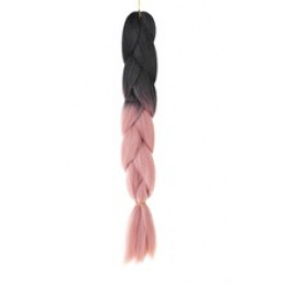 Hair Canel synthetic braids Ombre black and pink ISO