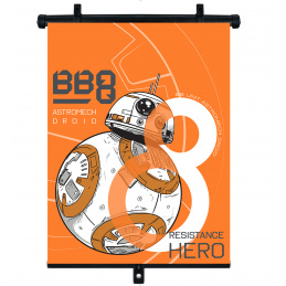 RETRACABLE AUTO SHADE STAR WARS BB8