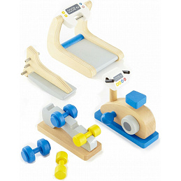 Aga4Kids Accessories for Dollhouse - Exercise Machines