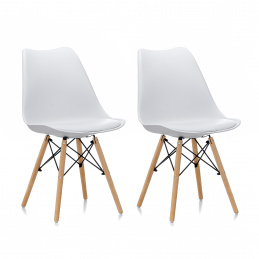 Aga 2x Dining Chair MR2035 White