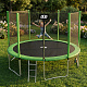 Aga SPORT PRO Trampoline 430 cm Light Green + Safety Net + Ladder + Shoe Pocket